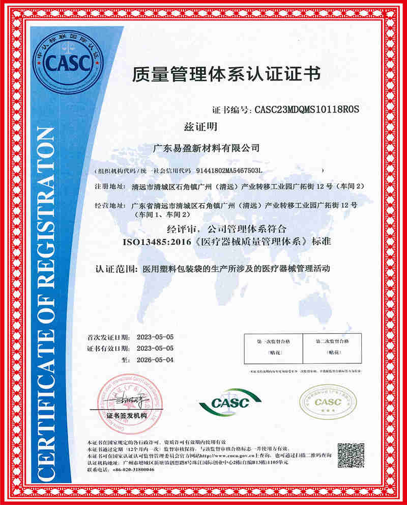 Quality Management System Certification